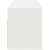 Sieninė vonios kambario spintelė, baltos, 100x25x30cm, mediena