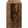 Sieninė vonios kambario spintelė, medienos, 100x25x40cm