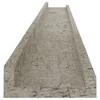 Sieninės lentynos, 2vnt., betono pilkos spalvos, 100x9x3cm