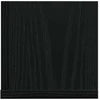 Sieninės lentynos, 2vnt., juodos, 75x16,5x16,5cm, mediena