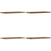Sieninės lentynos, 4vnt., medienos, 60x30x1,5cm, mediena