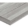 Sieninės lentynos, 4vnt., pilkos ąžuolo, 60x10x1,5cm, mediena
