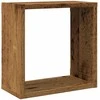 Sieninės lentynos, 6vnt., medienos, 30x15x30cm, mediena