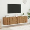 TV staliukas Sieninės TV spintelės, 2vnt., artisano ąžuolo, 80x30x41cm