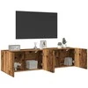 TV staliukas Sieninės TV spintelės, 2vnt., medienos, 80x30x41cm