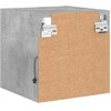 TV staliukas Sieninės TV spintelės su LED, 2vnt., betono, 30x28,5x30cm