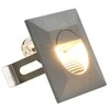 Sieniniai lauko LED šviestuvai, 6vnt., sidabriniai, 5W