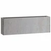 Sieniniai loveliai, 2vnt., rūdžių, 53x10x17cm, Corten plienas