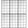 Sieniniai veidrodžiai, 6vnt., juodos spalvos, 100x60cm, metalas