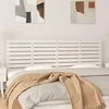 Lova Sieninis galvūgalis, baltas, 206x3x63cm, pušies masyvas
