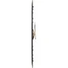 Sieninis laikrodis, juodos spalvos, 60cm, geležis