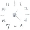 Sieninis laikrodis, sidabr. sp., 100cm, mod. diz., 3D, XXL
