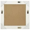Sieninis veidrodis, baltas, 50x50cm, barokinis stilius