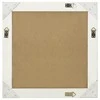Sieninis veidrodis, baltas, 60x60cm, barokinis stilius
