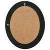 Sieninis veidrodis, juodos spalvos, 50x60cm, barokinio stiliaus