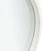 Sieninis veidrodis su dirželiu, baltos spalvos, 40cm