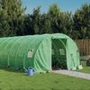 Šiltnamis su plieno rėmu, žalios spalvos, 6x3x2m, 18m²