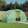 Šiltnamis su plieno rėmu, žalios spalvos, 4x2x2m, 8m²