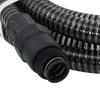 Siurbimo žarna su PVC jungtimis, juodos spalvos, 1", 10m, PVC