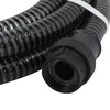 Siurbimo žarna su PVC jungtimis, juodos spalvos, 1", 10m, PVC