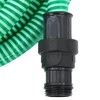 Siurbimo žarna su PVC jungtimis, žalios spalvos, 1", 4m, PVC