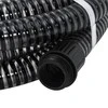 Siurbimo žarna su žalvarinėmis jungtimis, juoda, 1,1", 3m, PVC