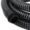 Siurbimo žarna su žalvarinėmis jungtimis, juoda, 1,1", 3m, PVC
