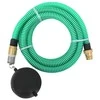 Siurbimo žarna su žalvarinėmis jungtimis, žalia, 1,1", 20m, PVC