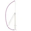 Skalbinių džiovykla voniai, prailginama nuo 53–90cm, aliuminis