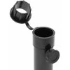 Skėčio nuo saulės pagrindas 38/48mm stulpams, juodas, plienas