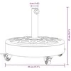 Skėčio nuo saulės pagrindas su ratukais 38/48mm stulpams, 27kg