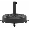 Skėčio nuo saulės pagrindas su ratukais 38/48mm stulpams, 27kg