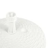 Skėčio pagrindas, baltas, 20l, ratano imitacijos plastikas