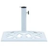 Skėčio pagrindas, baltos spalvos, ketus, 12kg, 49cm