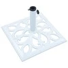 Skėčio pagrindas, baltos spalvos, ketus, 12kg, 49cm