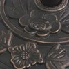 Skėčio stovas iš dervos, pusapvalis, bronzinis, 9kg