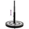 Skėčio stovas, juodos ir baltos spalvos, apskritas, 12kg