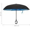 Skėtis, juodos spalvos, 108cm, su C formos rankena