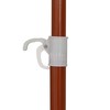 Sodo skėtis nuo saulės su plieniniu stulpu, taupe, 180cm