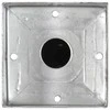 Smeigiami kuoliukai, 2vnt., sidabriniai, 12x12x56cm, plienas