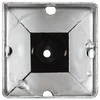 Smeigiami kuoliukai, 2vnt., sidabriniai, 7x7x56cm, plienas