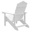 Sodo Adirondack kėdė, baltos spalvos, HDPE