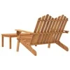Lauko baldų komplektas Sodo adirondack komplektas, 2 dalių, akacijos medienos masyvas