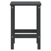 Sodo Adirondack staliukas, antracito spalvos, 38x38x46cm, HDPE