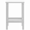 Sodo Adirondack staliukas, baltos spalvos, 38x38x46cm, HDPE