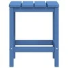 Sodo Adirondack staliukas, mėlynos spalvos, 38x38x46cm, HDPE