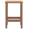 Sodo Adirondack staliukas, rudos spalvos, 38x38x46cm, HDPE