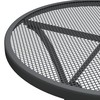 Lauko baldų komplektas Sodo baldų komplektas, 5 dalių, antracito, išplėstas metalas