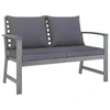 Lauko baldų komplektas Poilsio komplektas su pagalvėmis, 4 dalių, akacijos masyvas
