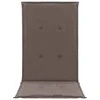 Sodo kėdės pagalvėlės, 4vnt., taupe, 120x50x3cm, audinys